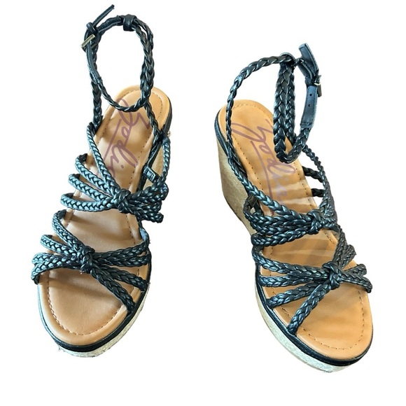 Zodiac Shana Espadrille Wedge Sandal Size 8.5 - Picture 6 of 10